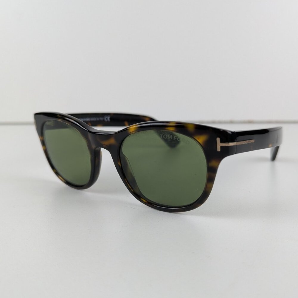 Tom Ford Sunglasses TF531 52N Fisher 49mm Brown Dark Havana Made in Italy